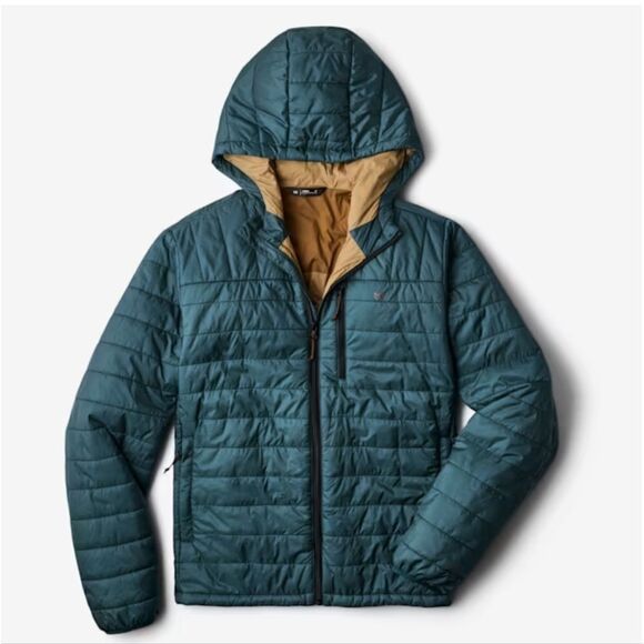 825 NWT Wren Hoodie Puffer Jacket Color Arctic Blue Size Large - Picture 1 of 7